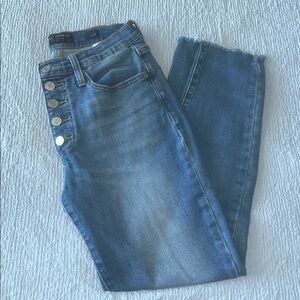 Lucky Brand Blue Button-Fly Denim Jeans